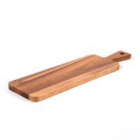 Natural Small Acacia Wood Cheese Pizza Bread Board