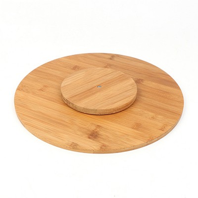 Eco-Friendly Healthy Restaurant Wholesale Bamboo Rotating Tray