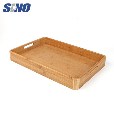 Eco-friendly Wooden Bamboo Square Vintage Serving Tray