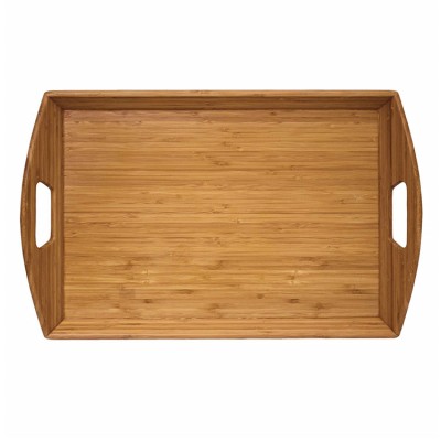 High-Quality With Sturdy Built-In Handles Bamboo Fibre Tray