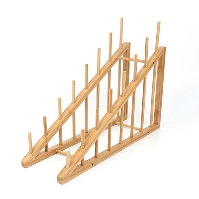 Healthy Eco-friendly Kitchen Storage Holder Bamboo Dish Rack