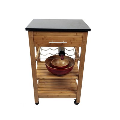 Eco-friendly Draw And Basket Multifunction Kitchen Cart