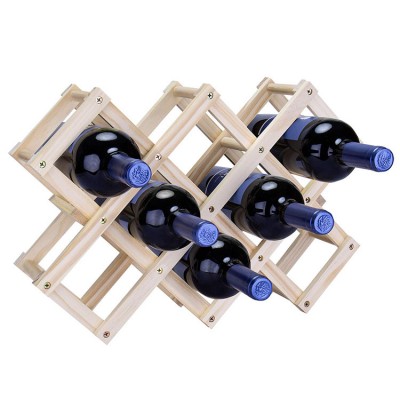 Eco-friendly Healthy Antique Bamboo Wood Wine Rack