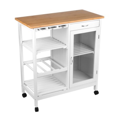 Cheap Modern Kitchen Storage Serving Trolley Price