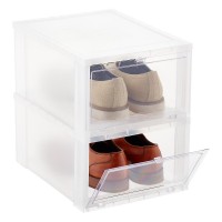 Hot selling shoe storage box transparent shoe rack